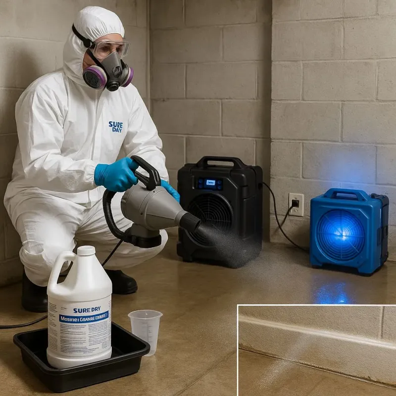 Sanitization and Odor Removal process in Bluffton, SC